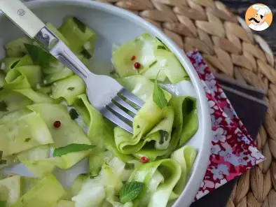 Marinierte Zucchini, das perfekte Gemüse-Carpaccio für den Sommer!, Foto 2