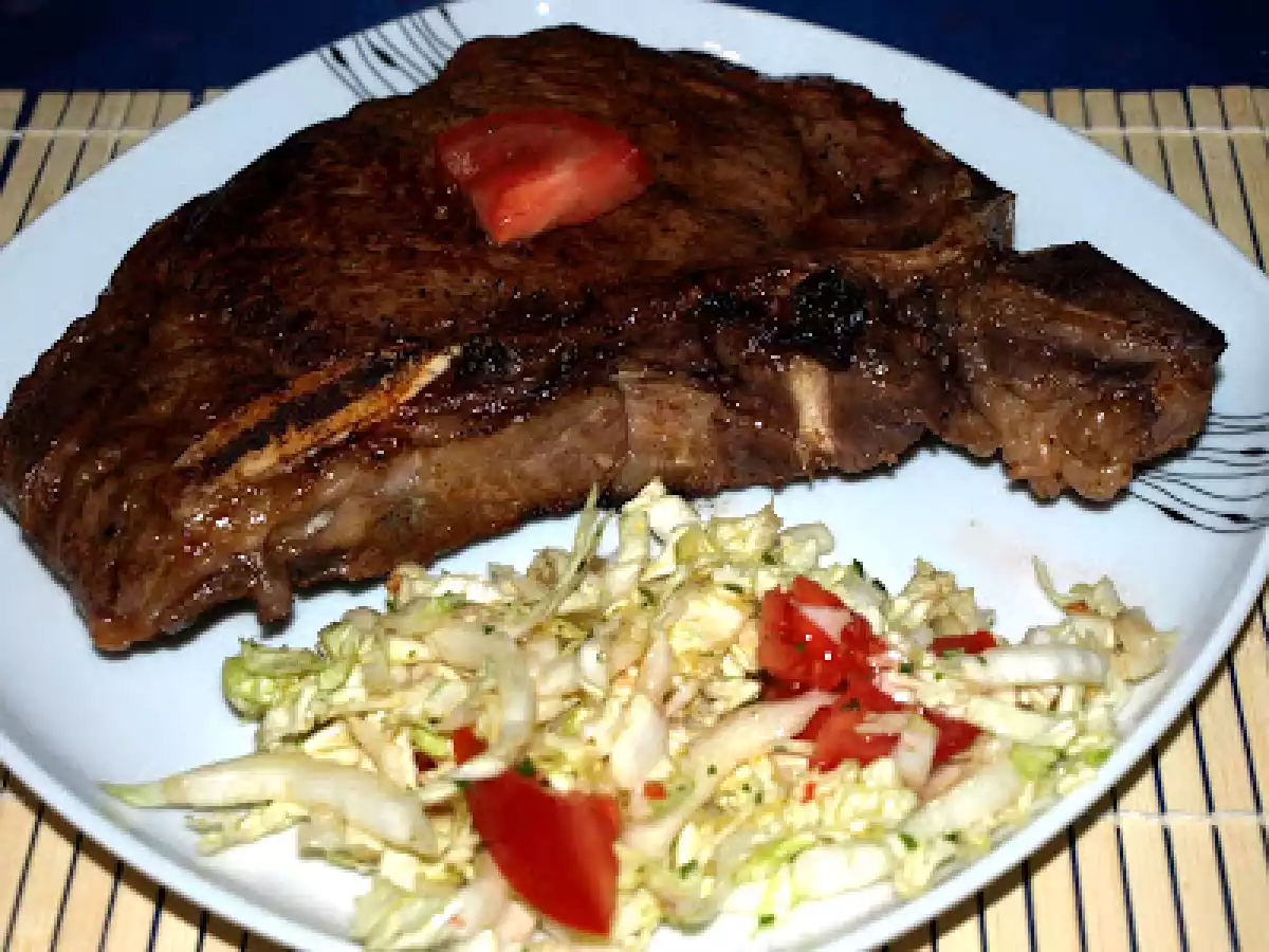 Mariniertes Ochsenkotelett