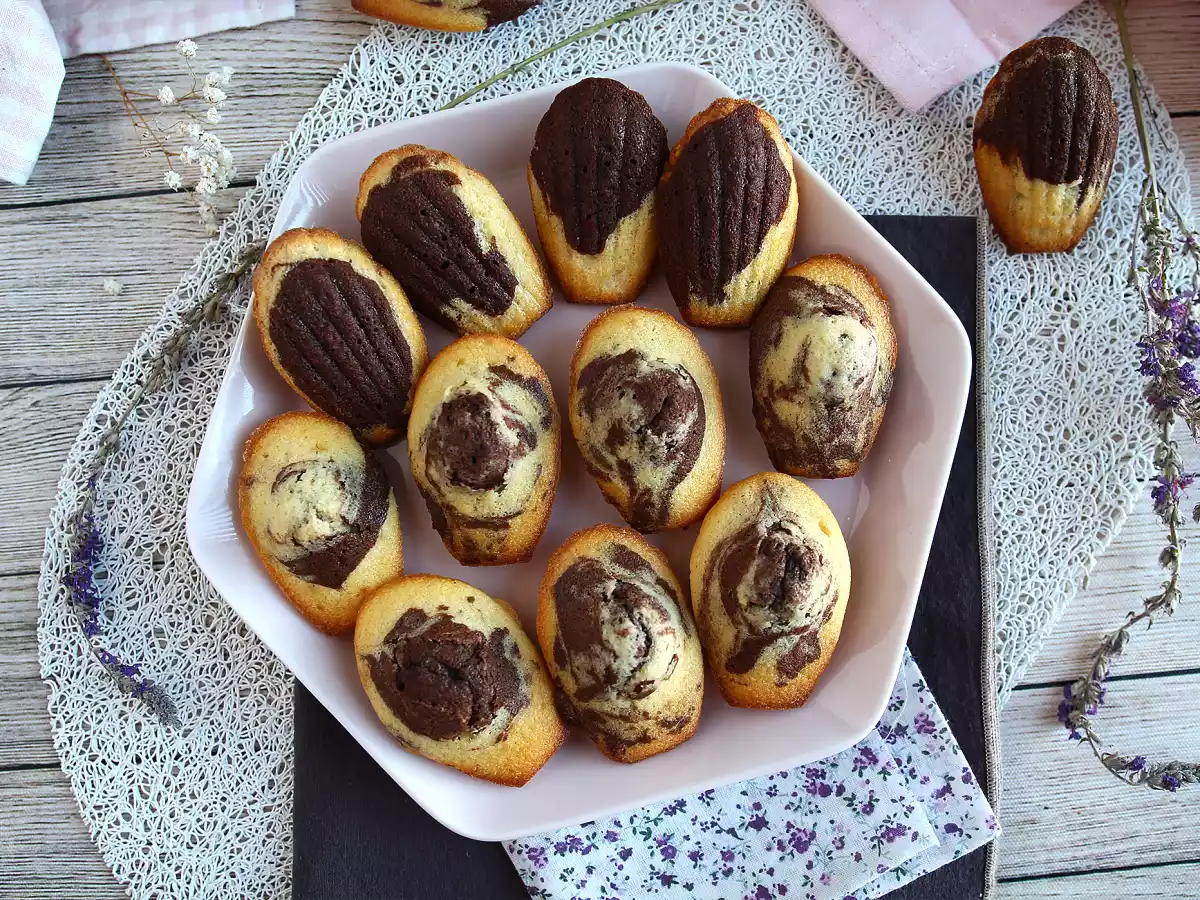Marmorierte Madeleines, die Sie unbedingt testen sollten! - foto 3