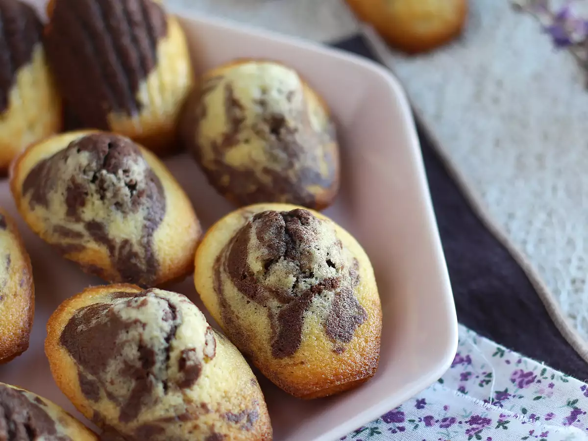 Marmorierte Madeleines – unbedingt ausprobieren! - foto 2