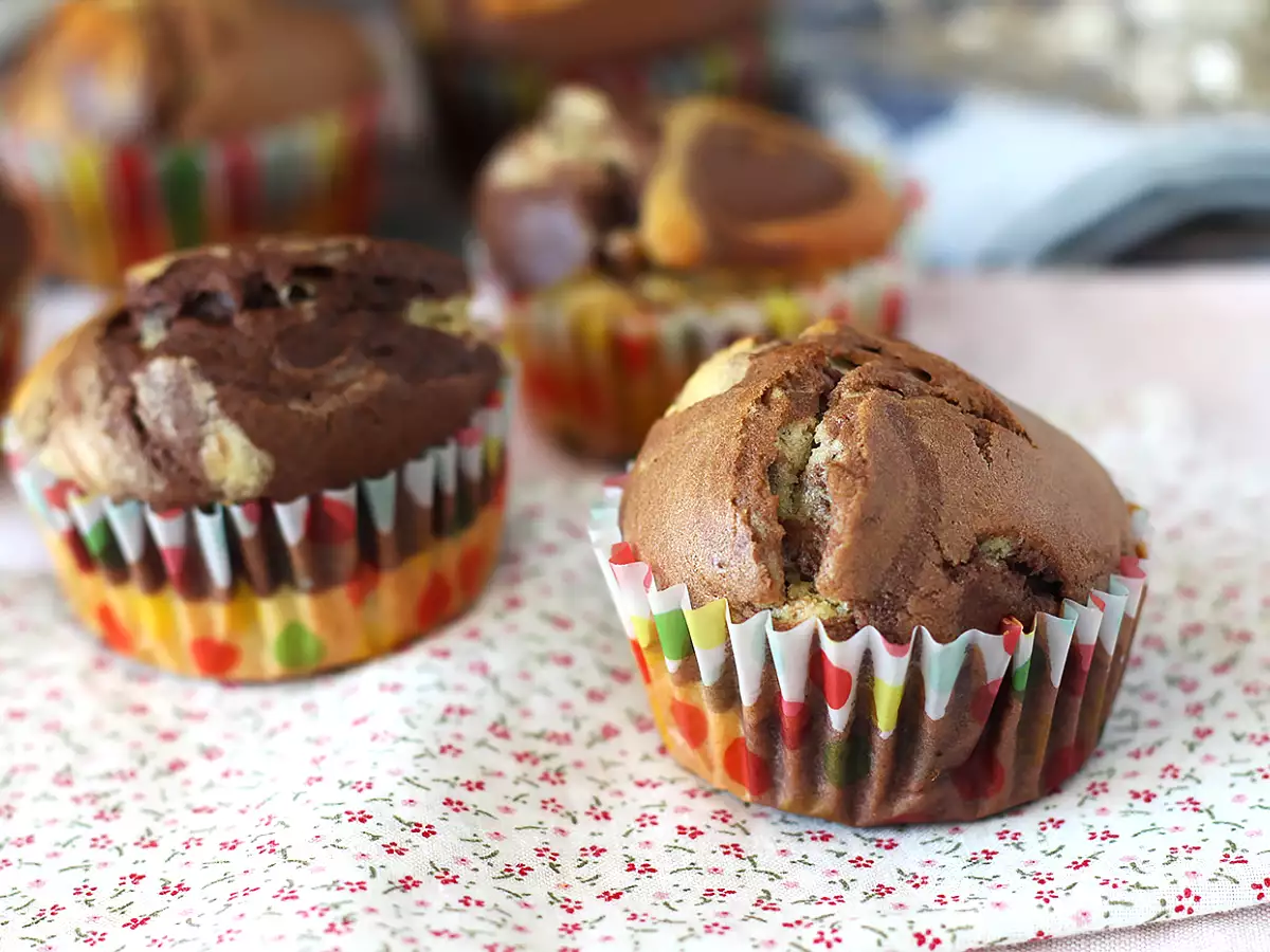 Marmorierte Muffins - foto 2