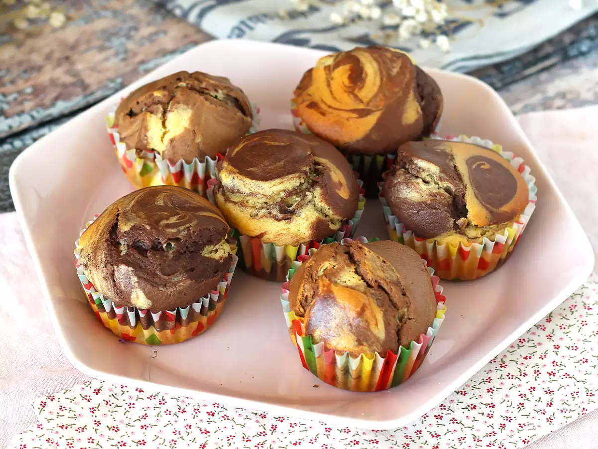 Marmorierte Muffins - foto 4