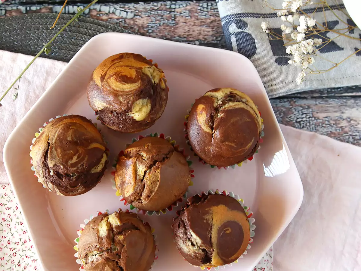 Marmorierte Muffins - foto 5