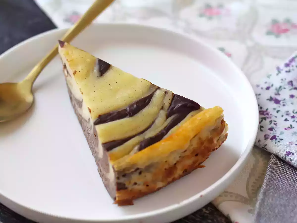 Marmorierter Flan ohne Teig super einfach zu machen für einen garantierten Wow-Effekt - foto 5