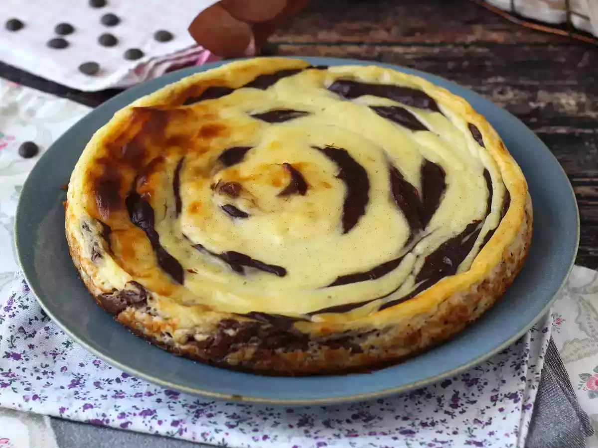 Marmorierter Flan ohne Teig super einfach zu machen für einen garantierten Wow-Effekt - foto 8