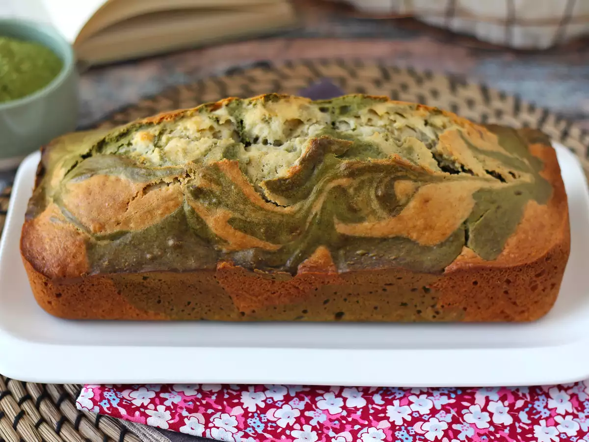Marmorkuchen mit Matcha-Tee - foto 2