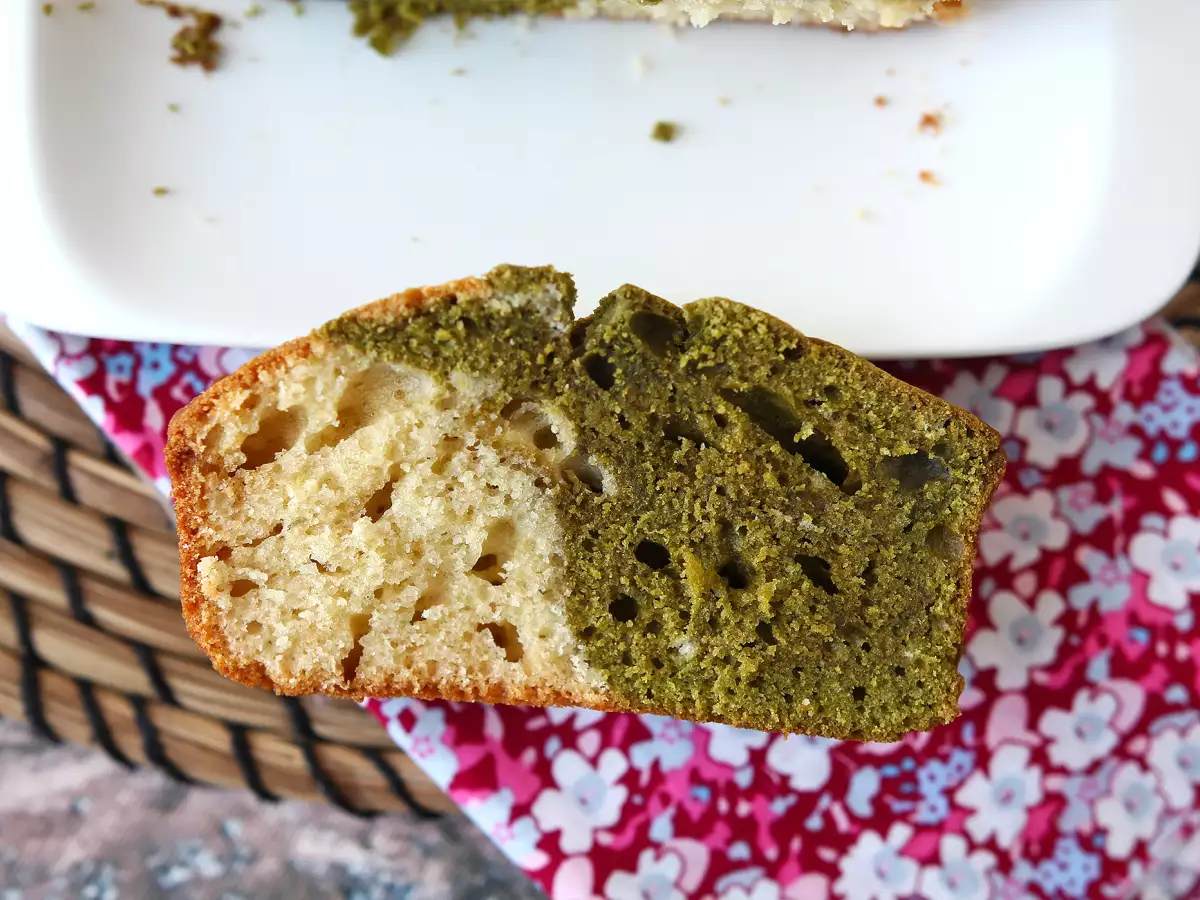 Marmorkuchen mit Matcha-Tee - foto 3