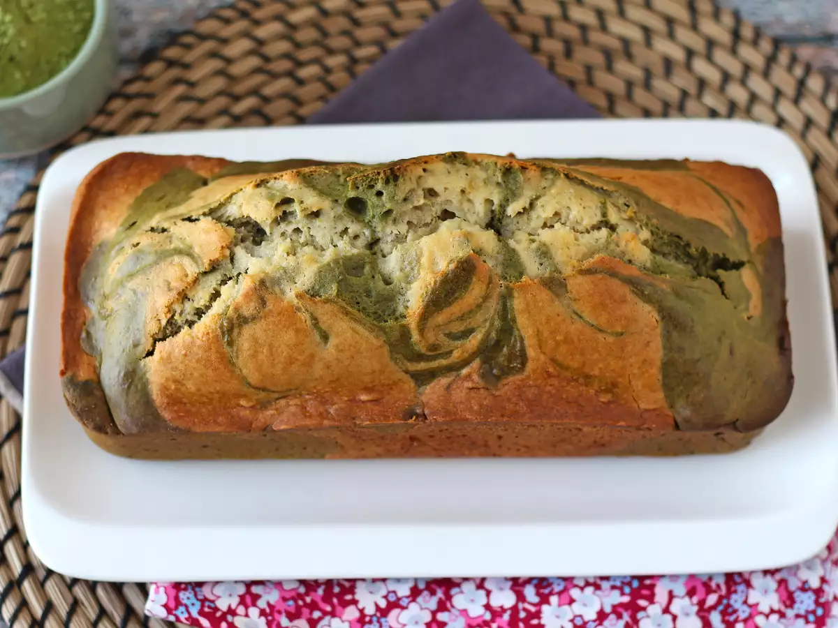 Marmorkuchen mit Matcha-Tee - foto 4