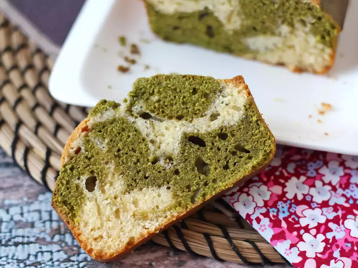 Marmorkuchen mit Matcha-Tee - foto 5