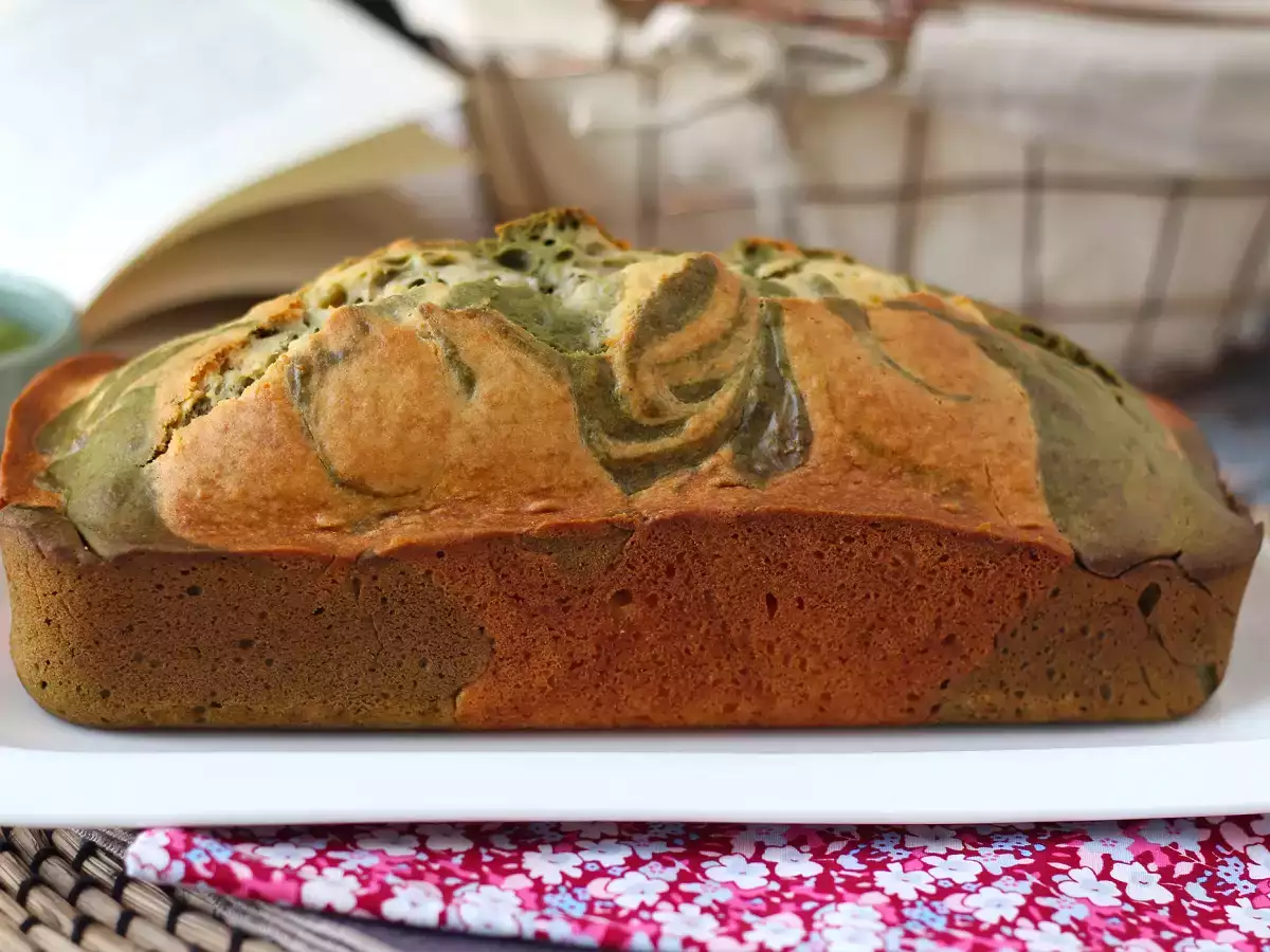 Marmorkuchen mit Matcha-Tee - foto 8