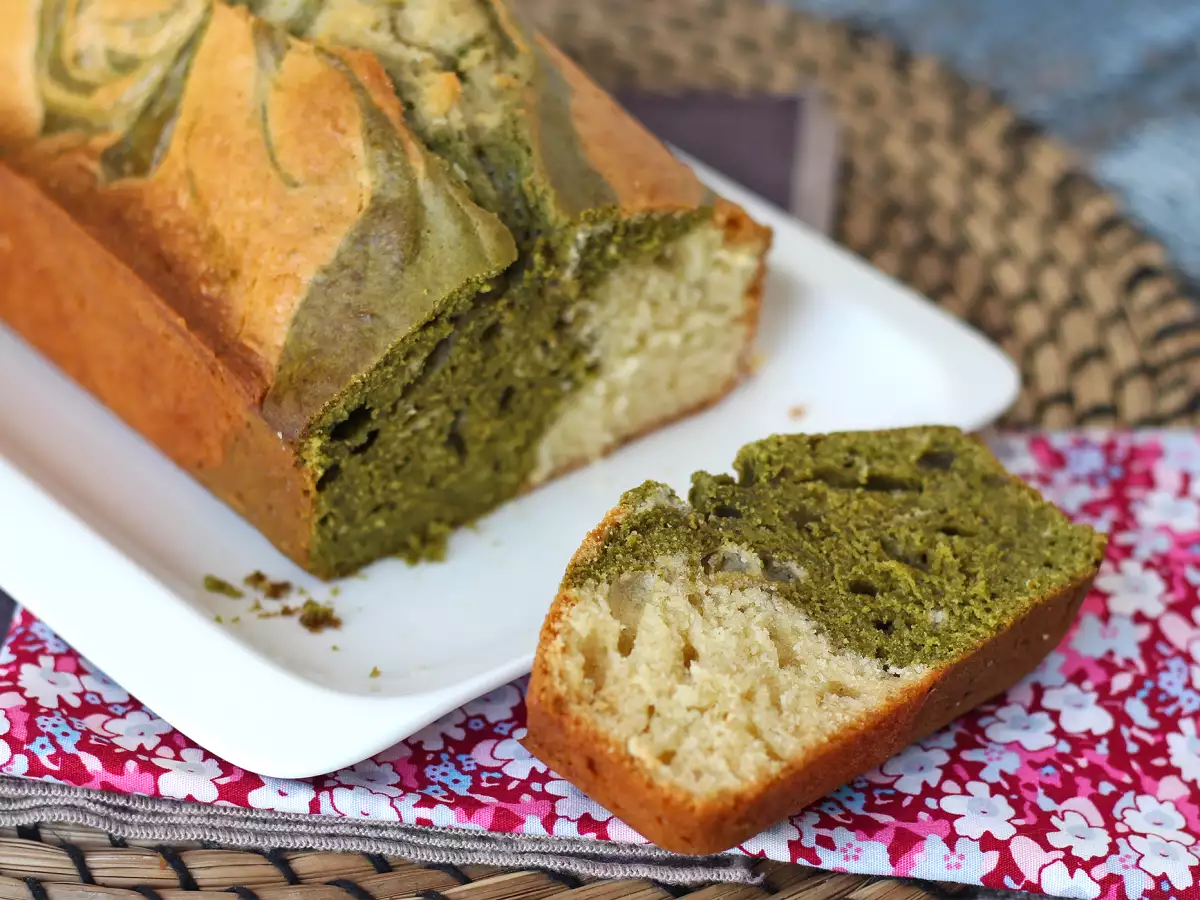 Marmorkuchen mit Matcha-Tee - foto 9