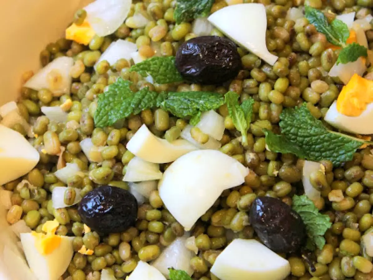 Maş Fasulye Piyazı / Mungbohnensalat