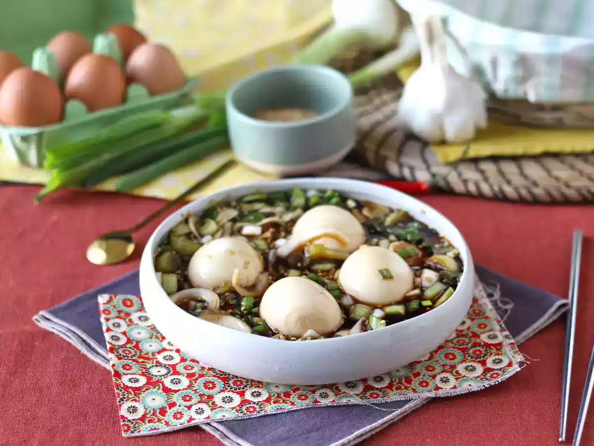 Mayak Gyeran - Marinierte Eier auf koreanische Art - foto 2