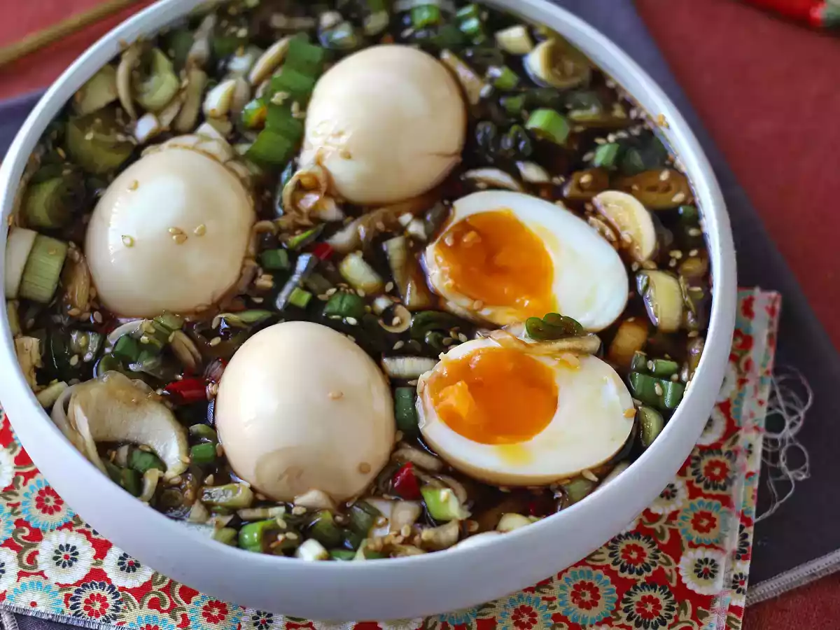 Mayak Gyeran - Marinierte Eier auf koreanische Art - foto 3