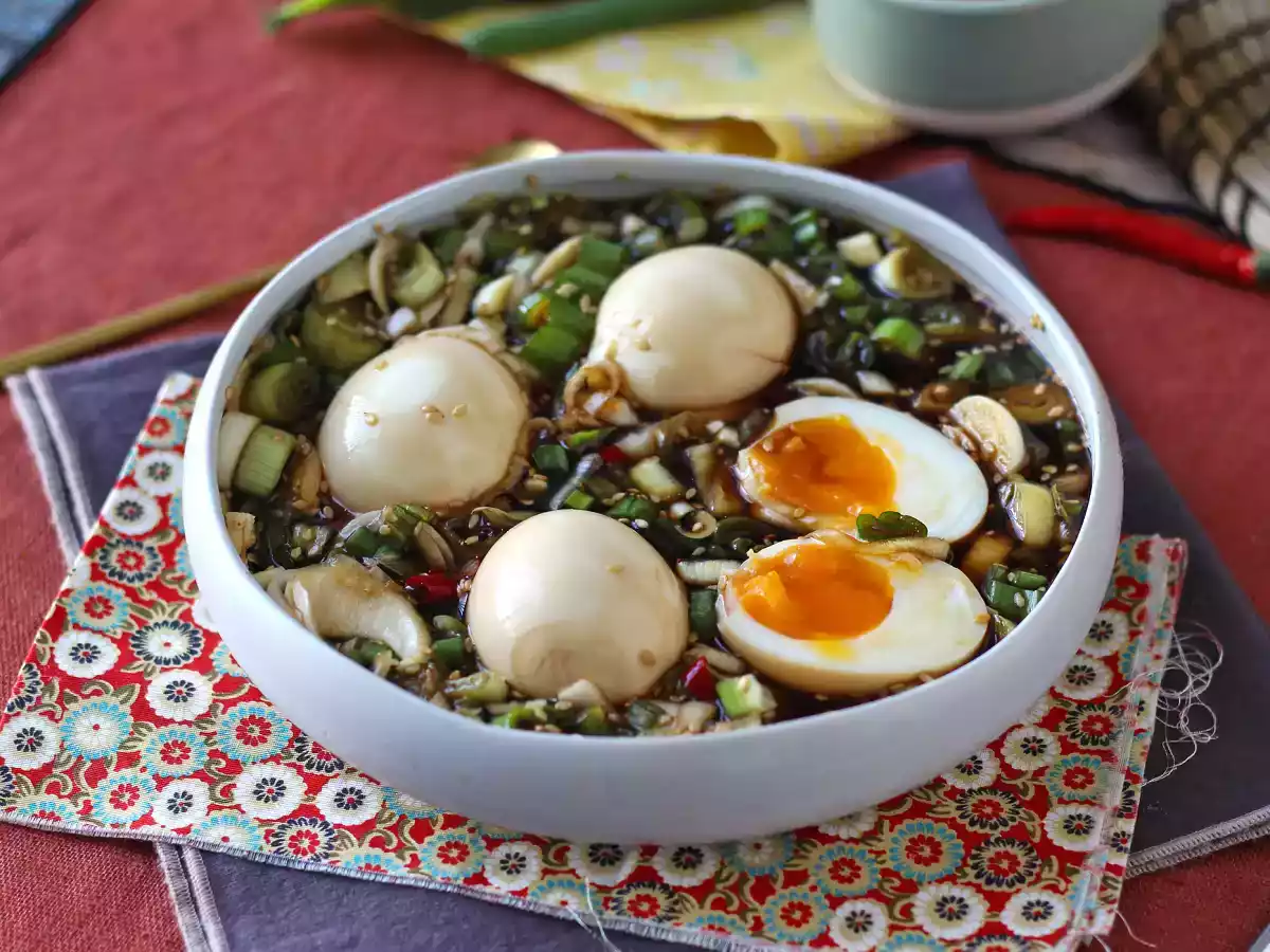 Mayak Gyeran - Marinierte Eier auf koreanische Art - foto 5