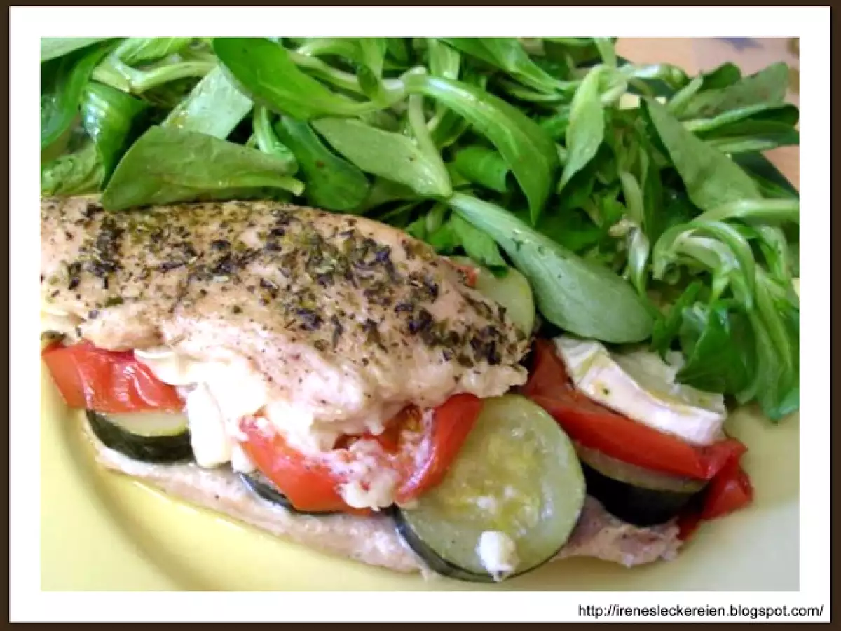 Mediterrane-Puten-Papillote