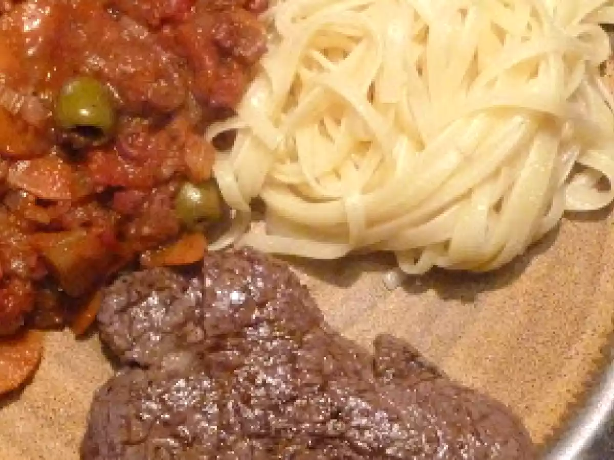 Mediterranes Gemüse mit Filet