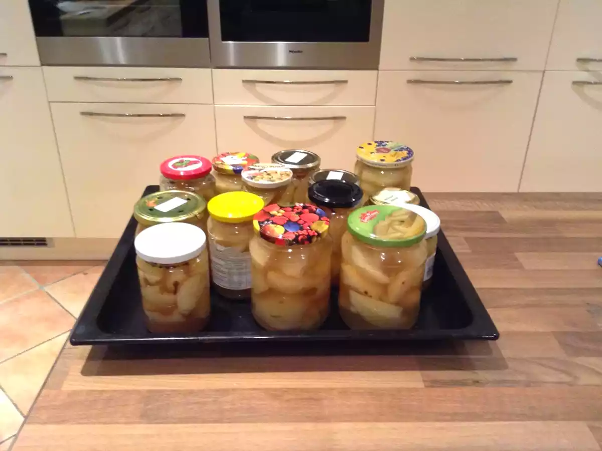 Mehr Bio geht nicht ....Kompott für den Winter