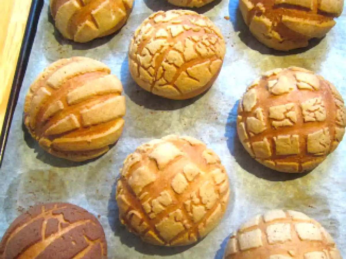 MEXIKANISCHE CONCHAS - SÜSSE MUSCHELBRÖTCHEN MIT ZIMT - foto 2