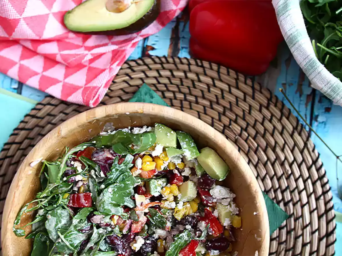 Mexikanischer Salat aus dem Glas - foto 2