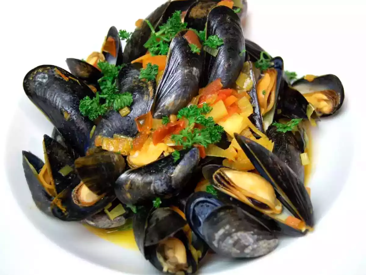 Miesmuscheln im Freestyle-Sud