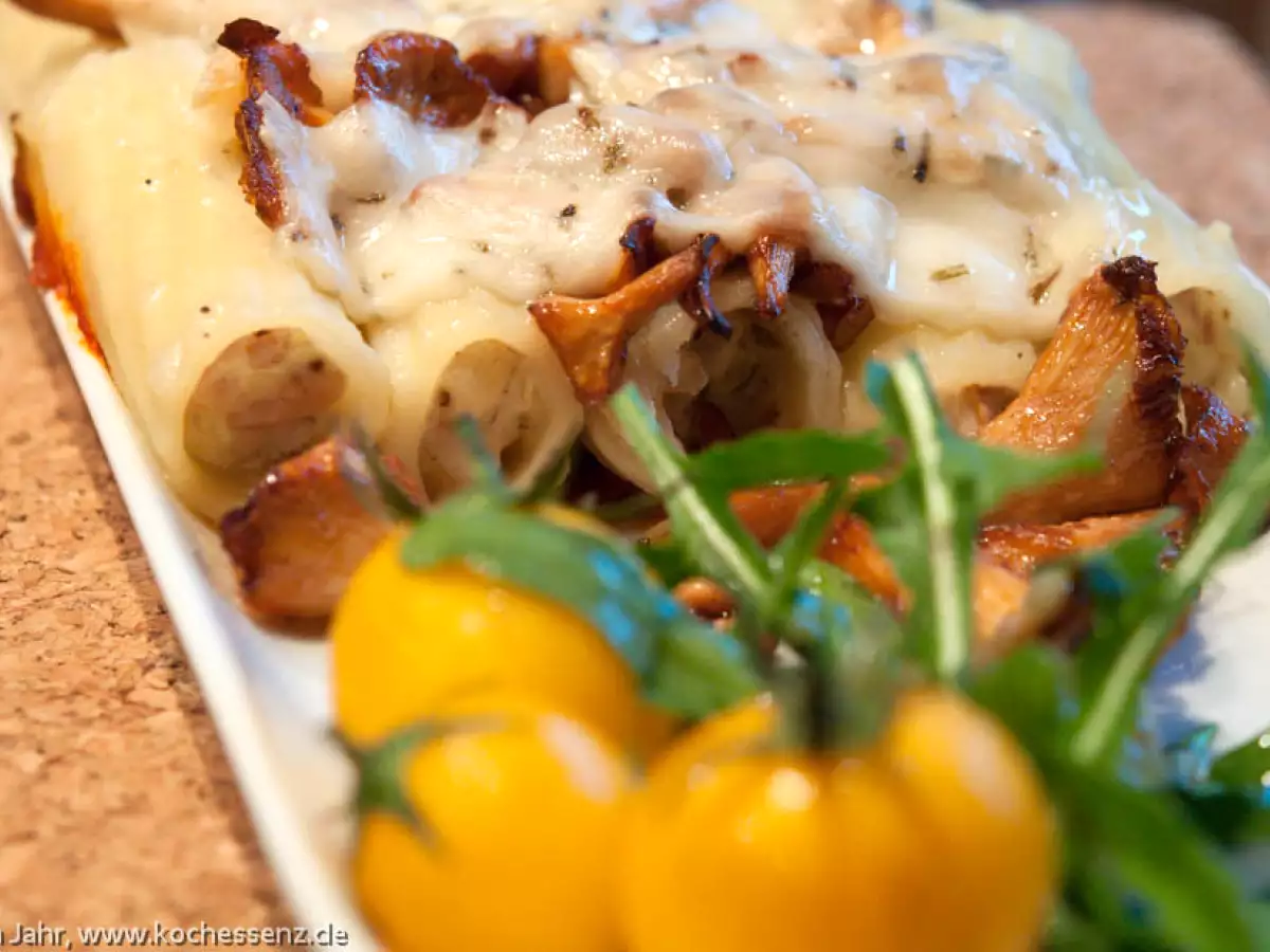 Mini-Cannelloni mit Pfifferlingen