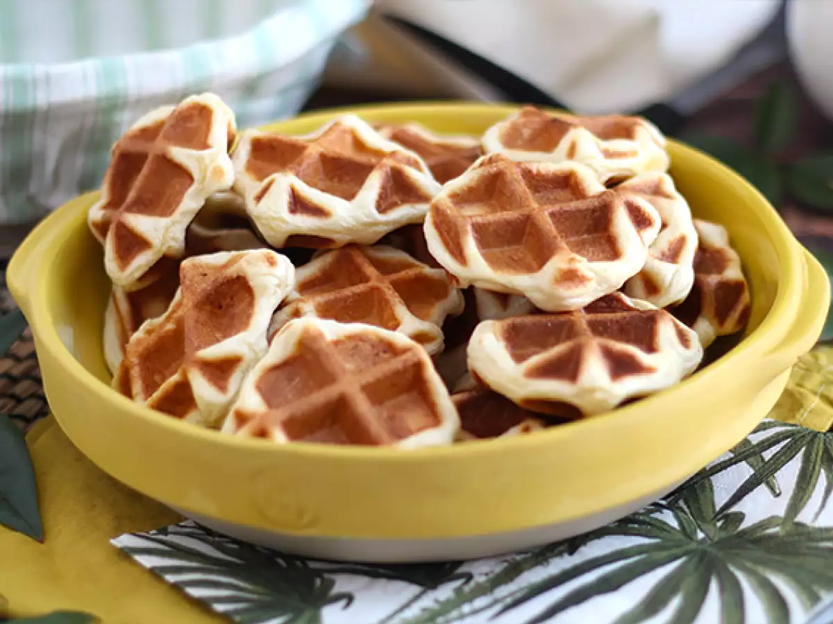 Mini-Waffeln mit Schokolade - foto 2