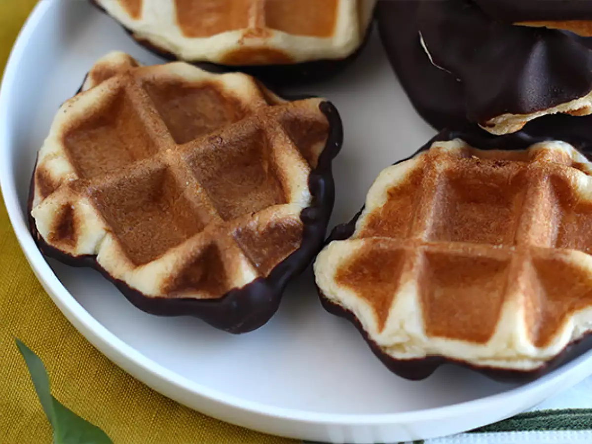 Mini-Waffeln mit Schokolade - foto 3