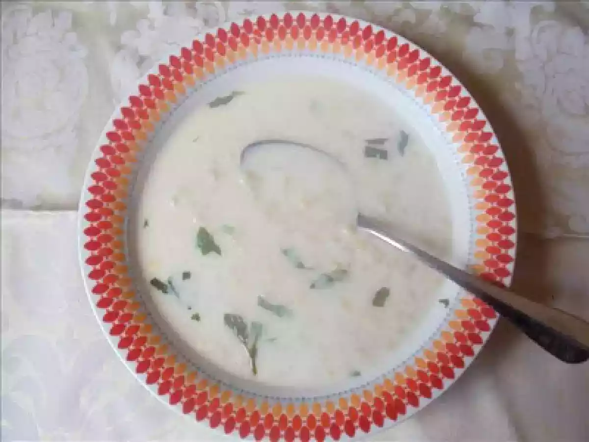 MINZ-YOGHURTSUPPE MIT WEIZEN