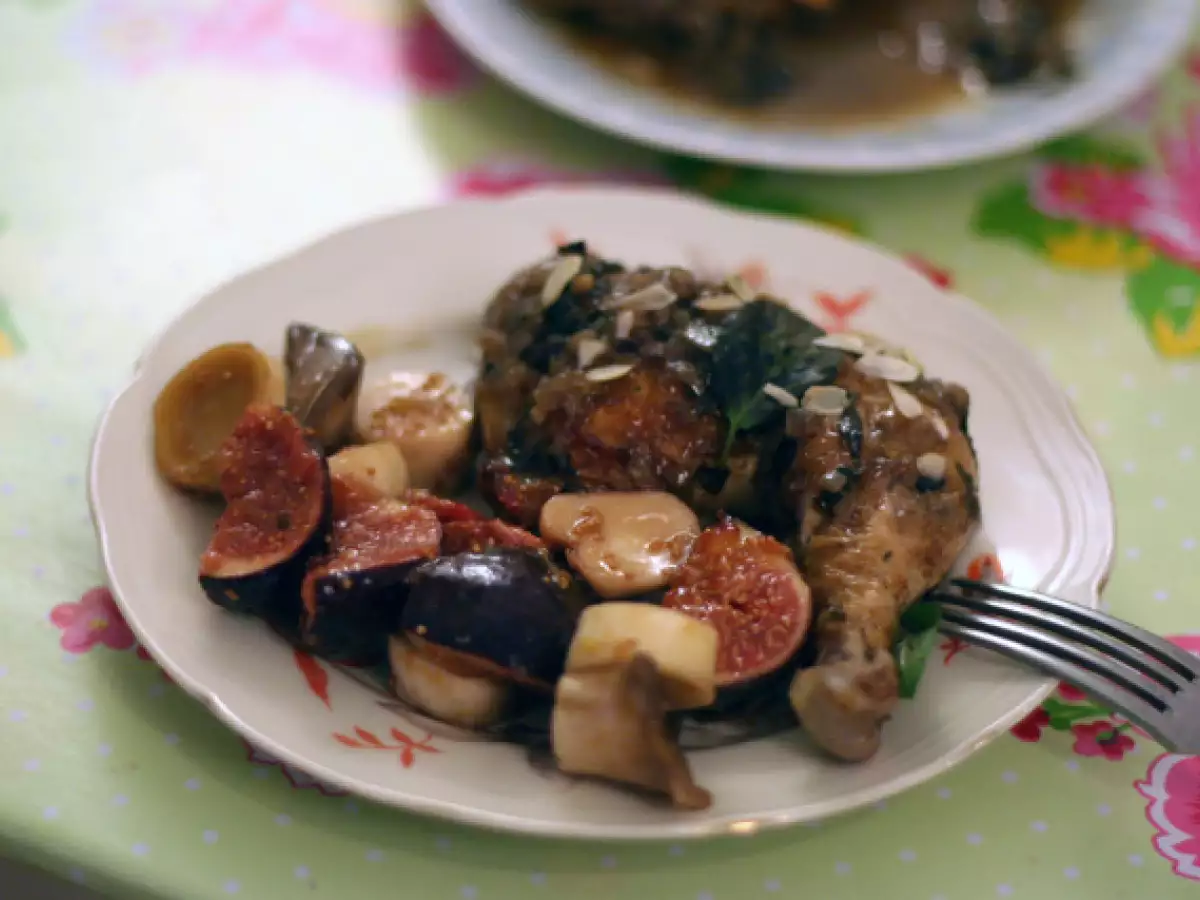 Minze-hendl mit feigen & honig