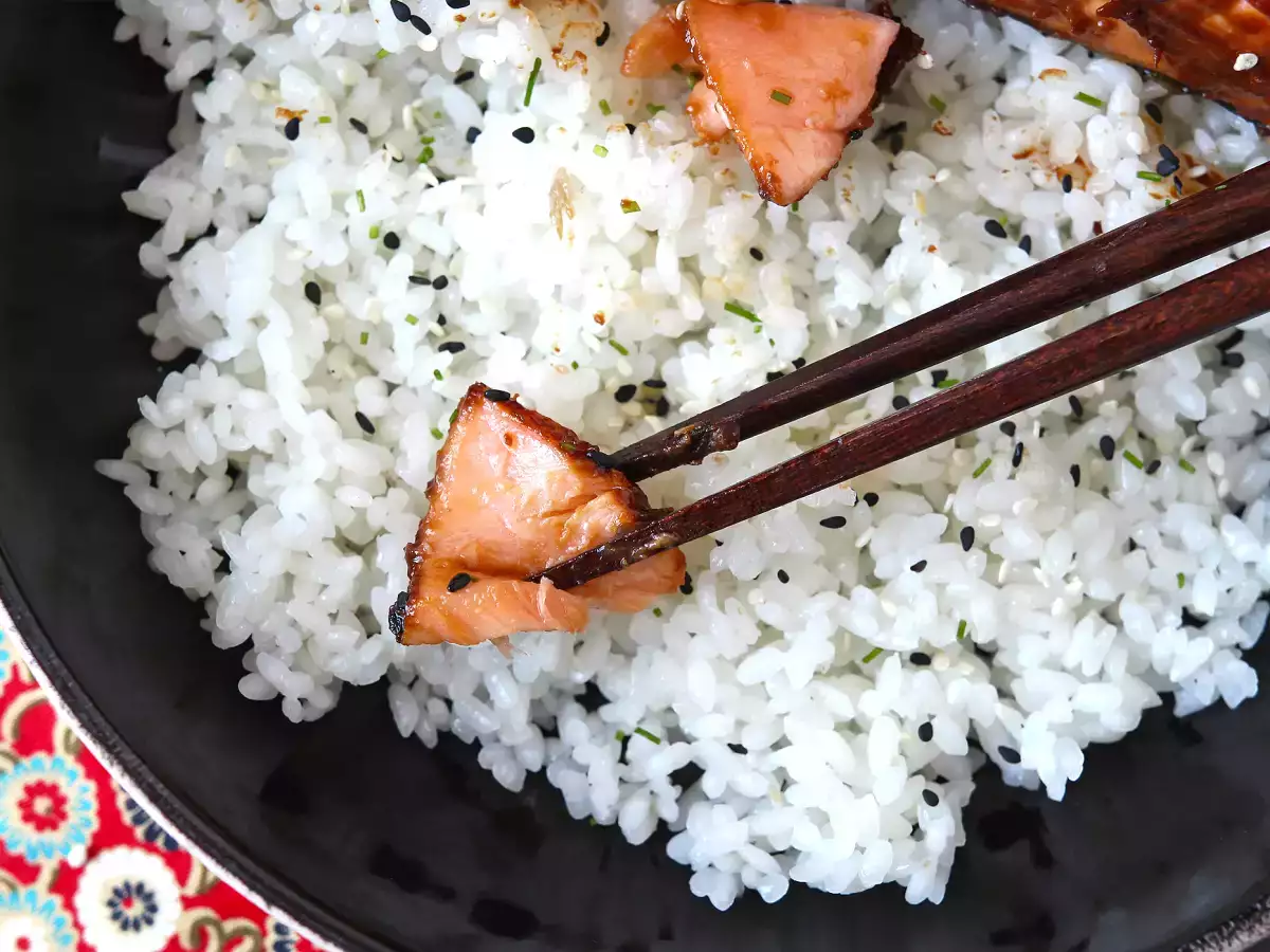Miso-Lachs aus dem Ofen : einfaches Rezept mit Mirin und Sake - foto 3