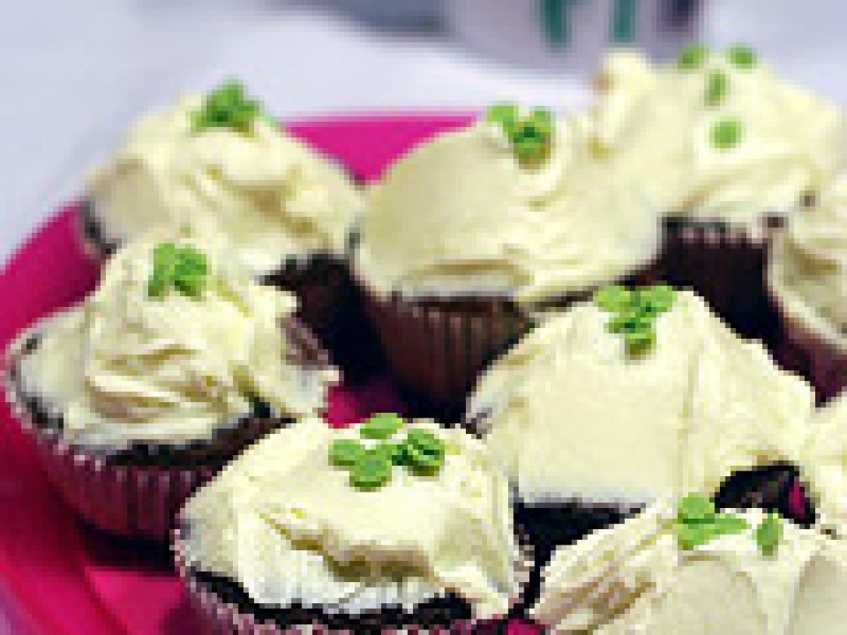 Mohn-cupcakes mit limetten-mascarpone-creme rezept