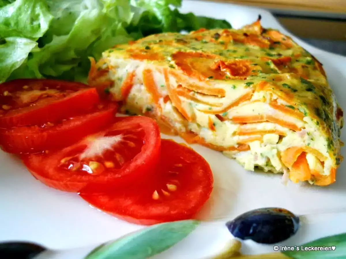 Möhren-Schinken-Clafoutis