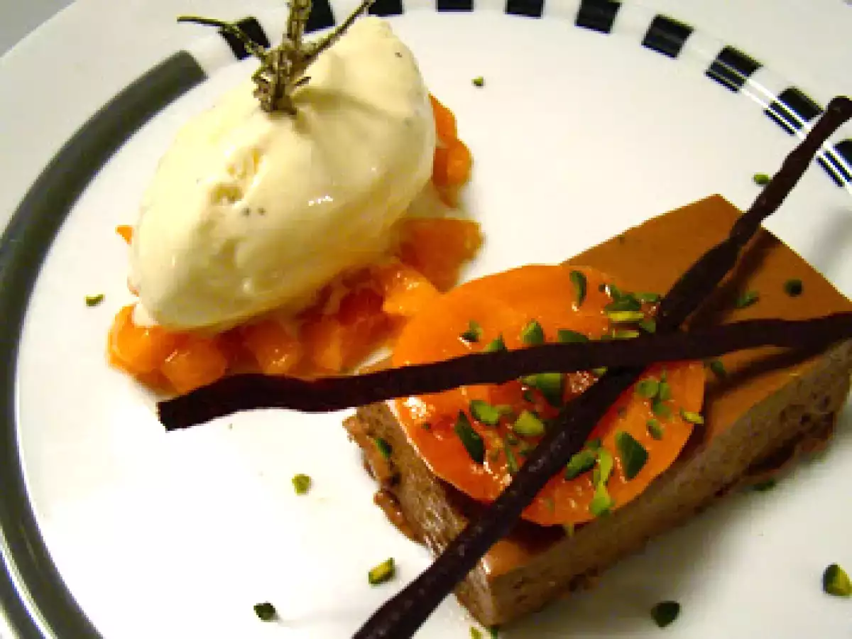 Montelimar-Mousse, Marillen, Rosmarineis