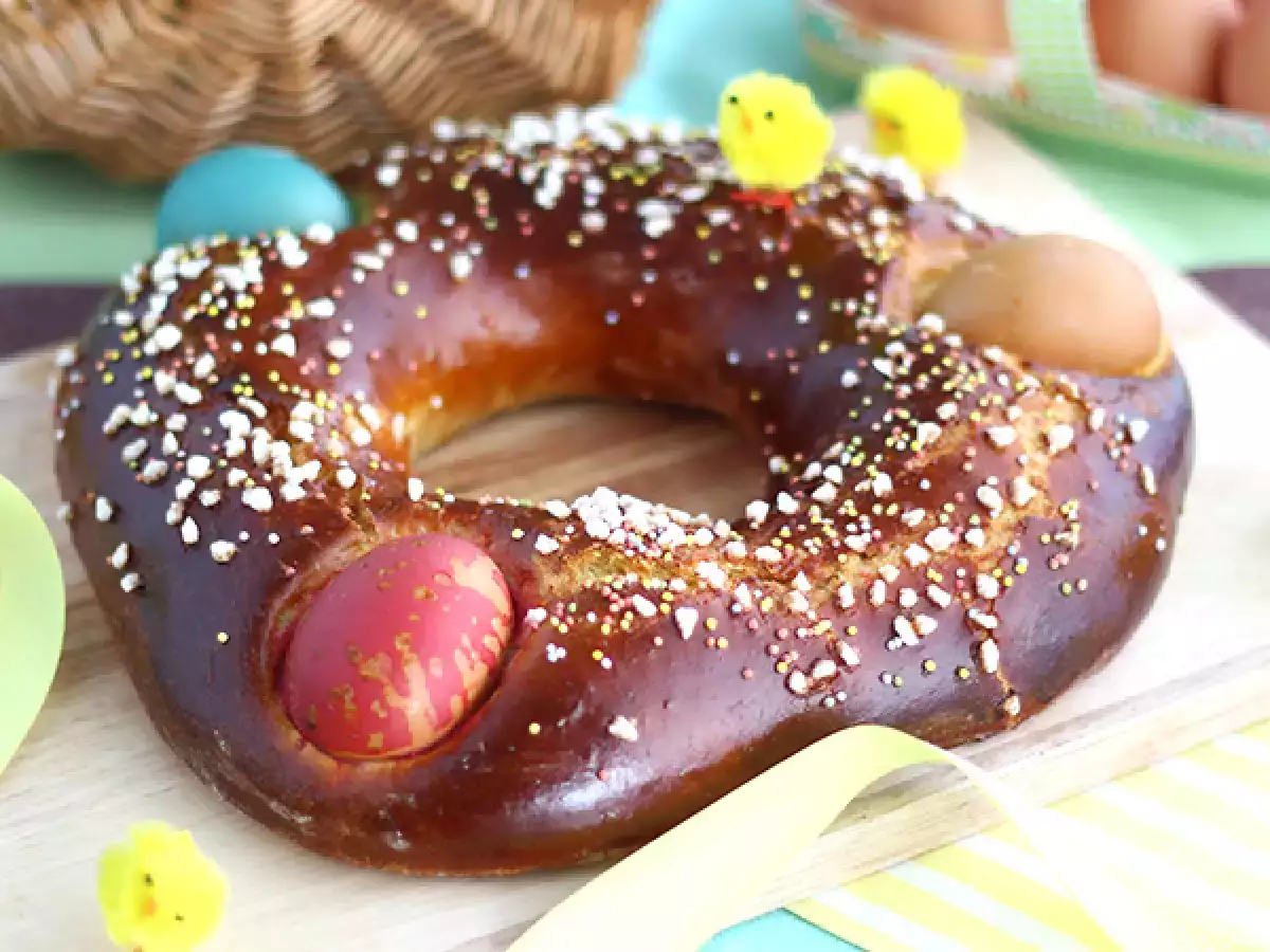 Mouna, traditionelles Osterbrioche