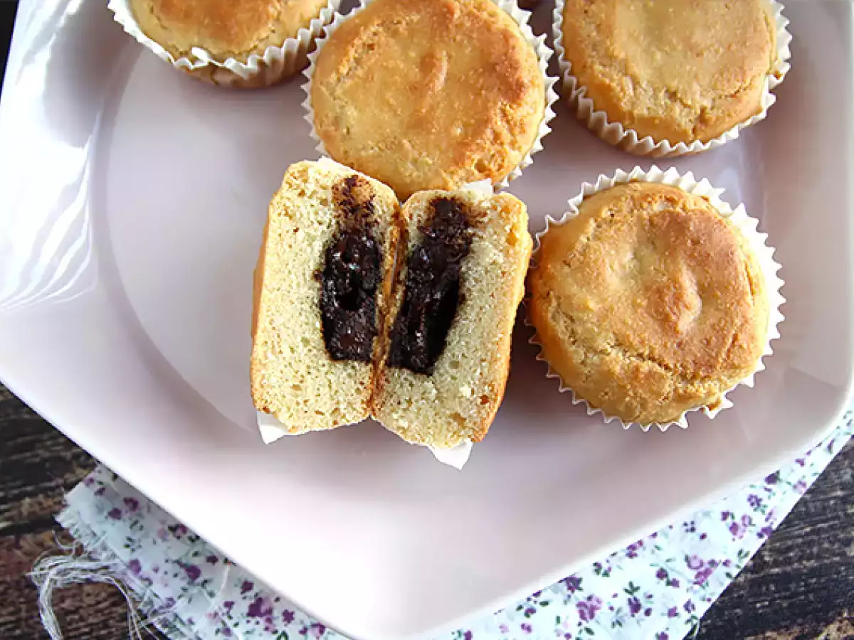 Muffins mit Schokoherz – Vegan und glutenfrei - foto 2
