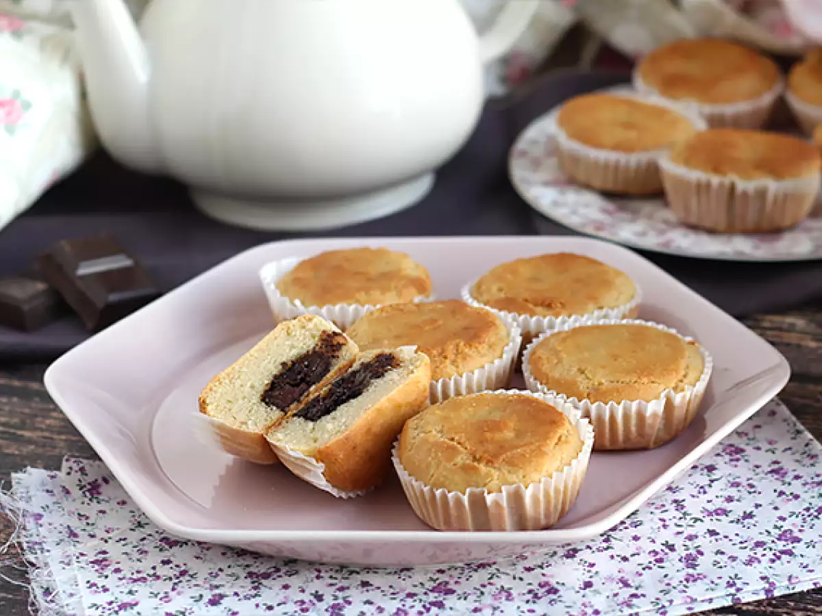 Muffins mit Schokoherz – Vegan und glutenfrei - foto 5