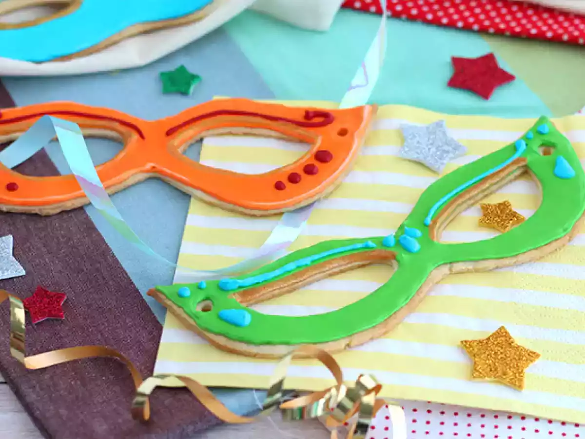 Mürbegebäck Karnevalsmasken - foto 3