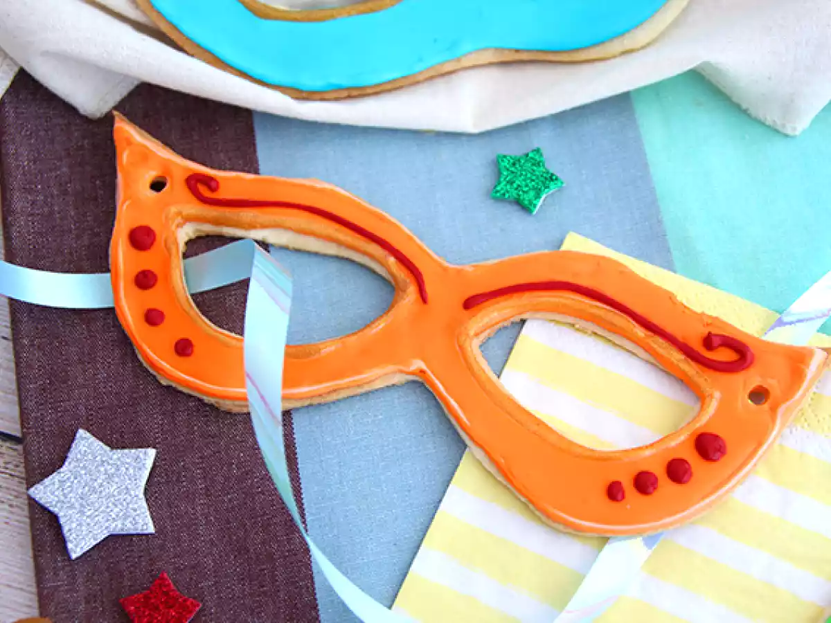 Mürbegebäck Karnevalsmasken - foto 4