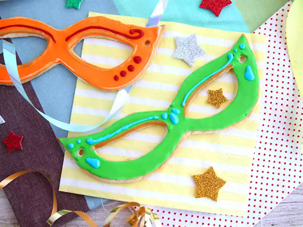 Mürbegebäck Karnevalsmasken - foto 5