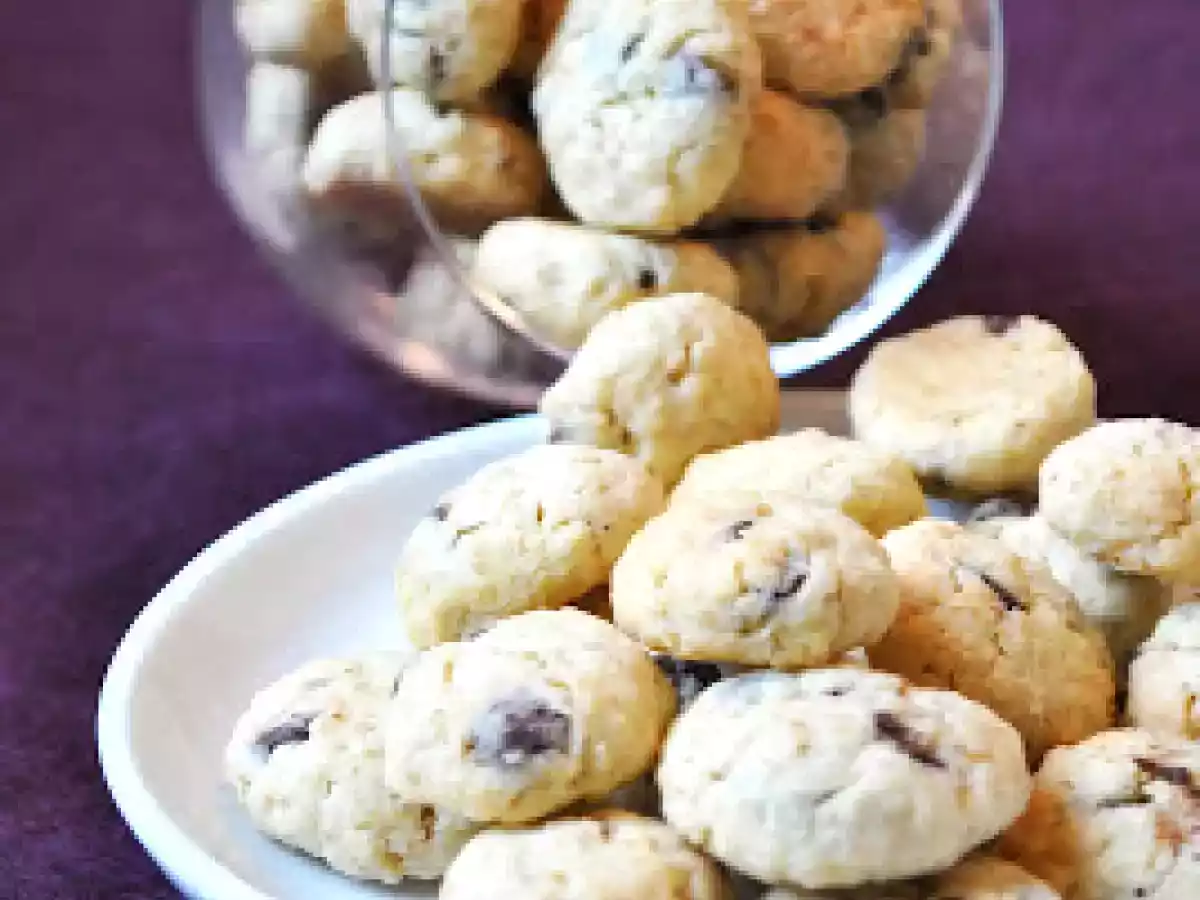 Müsli-Drops mit Haferflocken & Schokostückchen