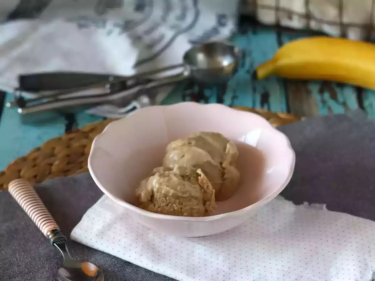 Nice cream banana, veganes Eis mit Bananen! Ohne Eismaschine