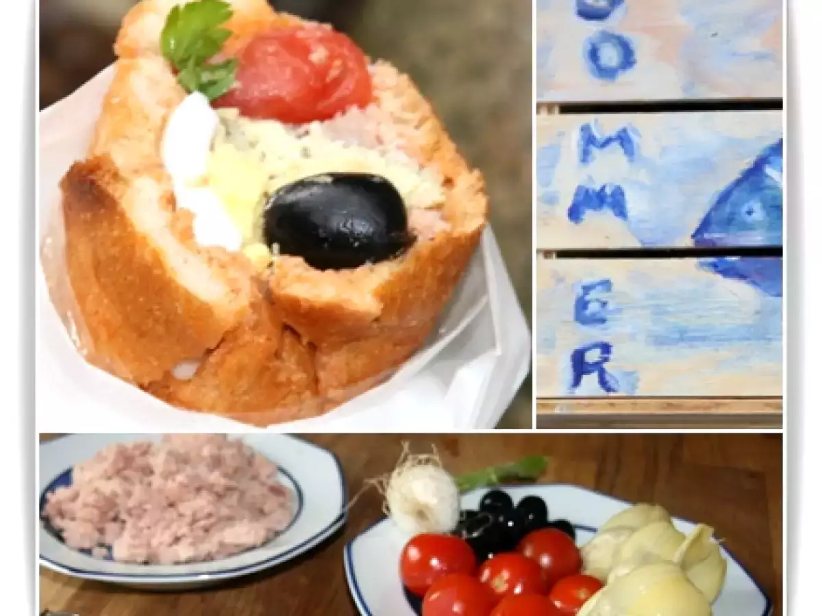 Nizza Brötchen - le Pan Bagnat