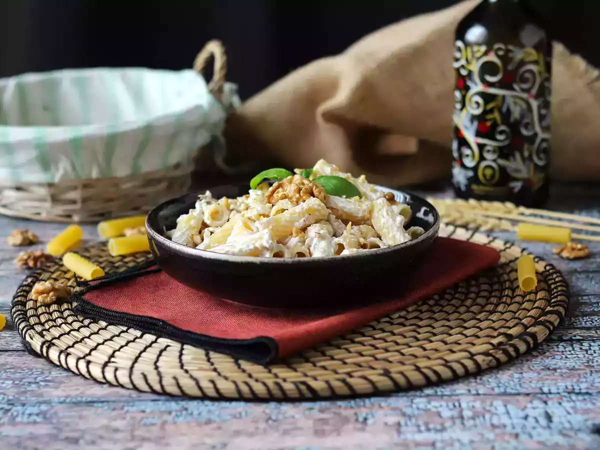 Nudeln mit Ricotta und Walnüssen: cremig und knackig - foto 2