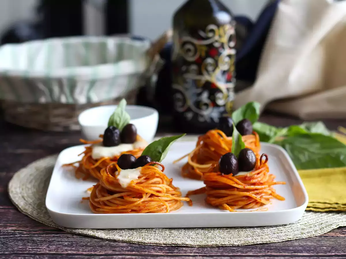 Nudelnester aus dem Ofen: einfaches Rezept für köstliche Spaghetti-Nester - foto 3