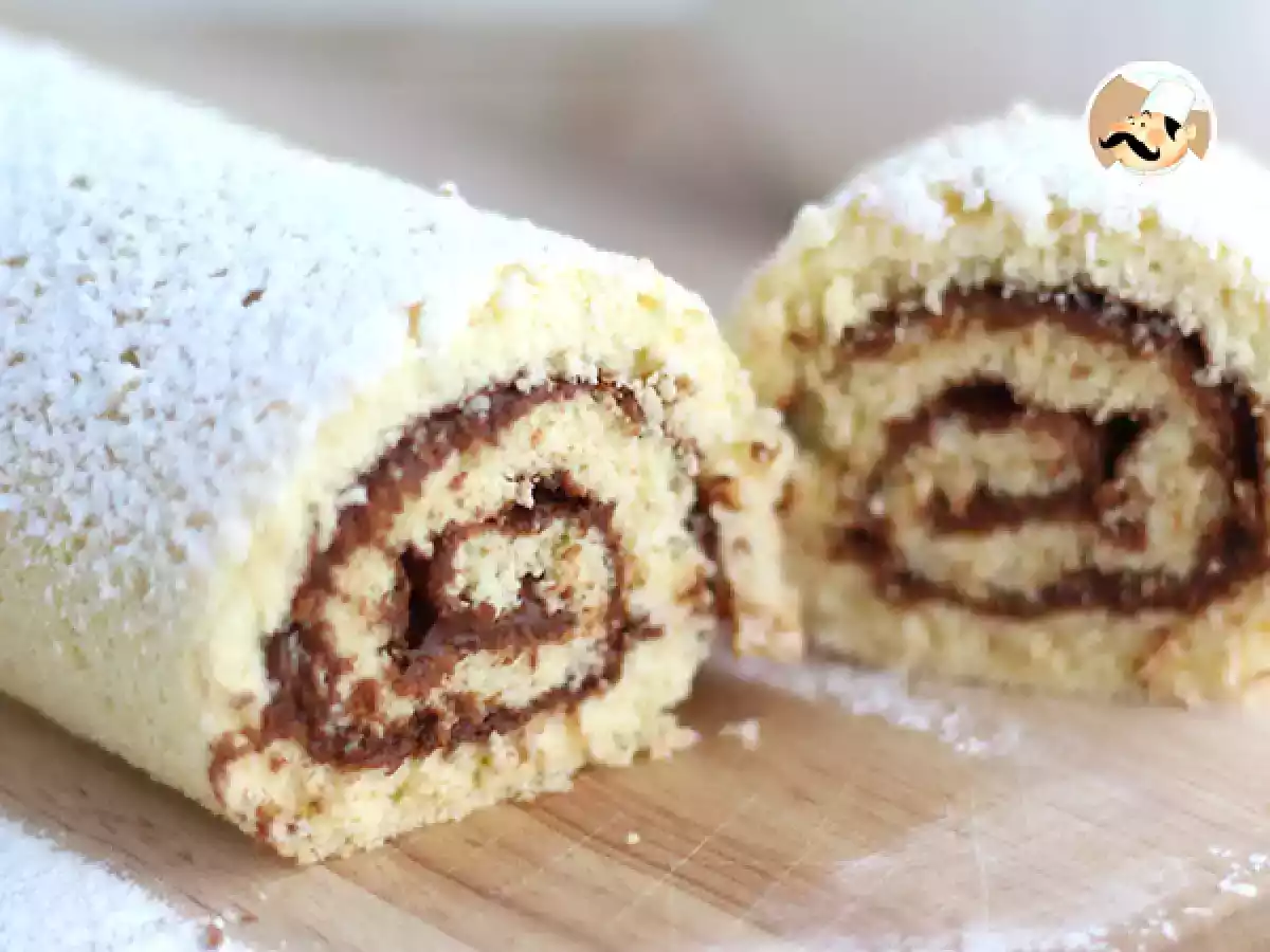 Nutella-Rollkuchen - foto 2