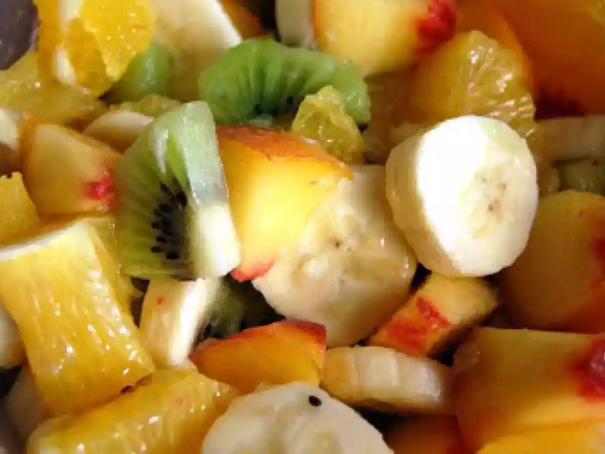 Obstsalat mit Amaretto