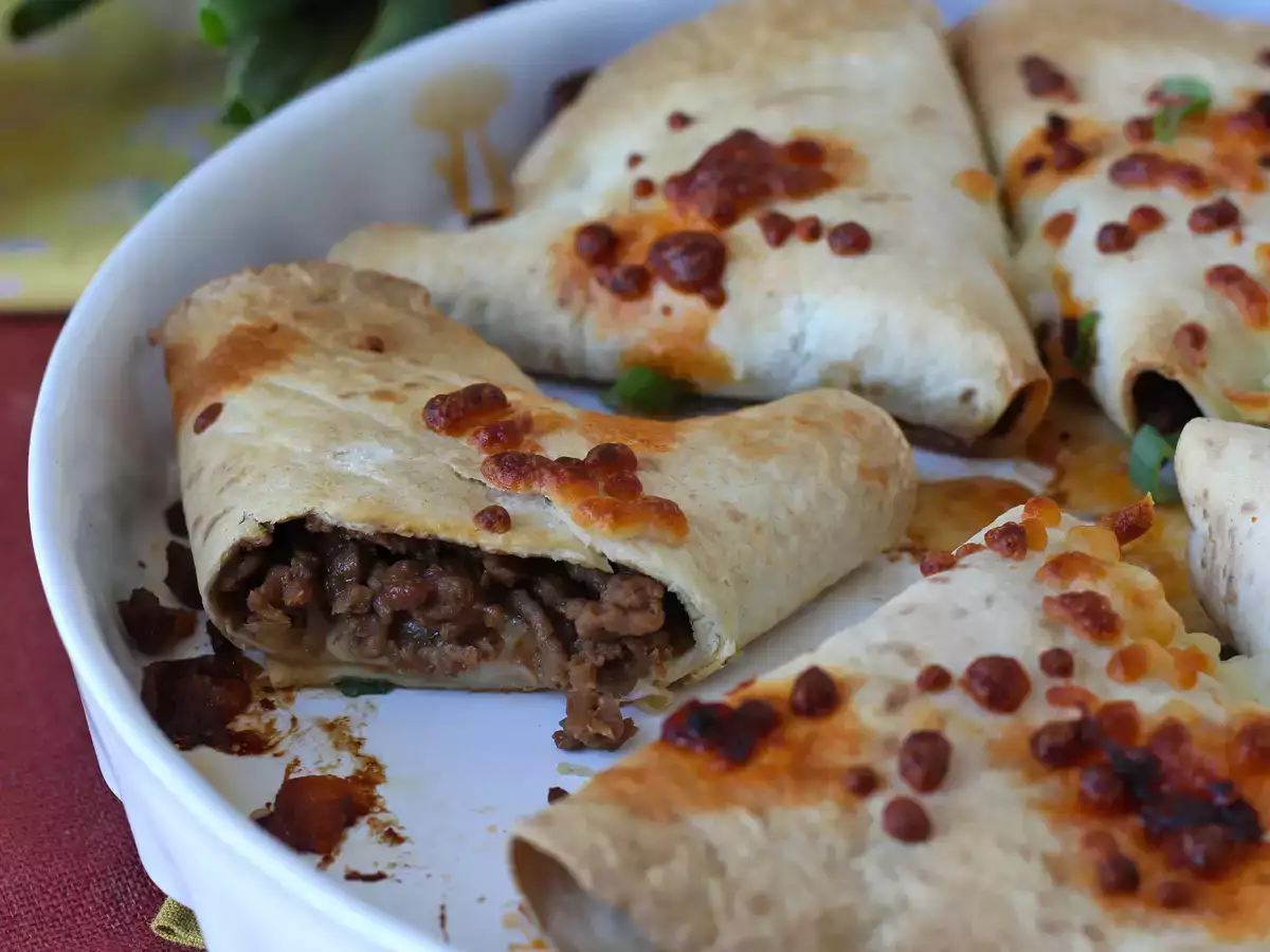 Ofen-Quesadillas mit würziger Rindfleischfüllung - foto 3