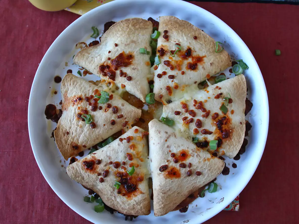 Ofen-Quesadillas mit würziger Rindfleischfüllung - foto 4