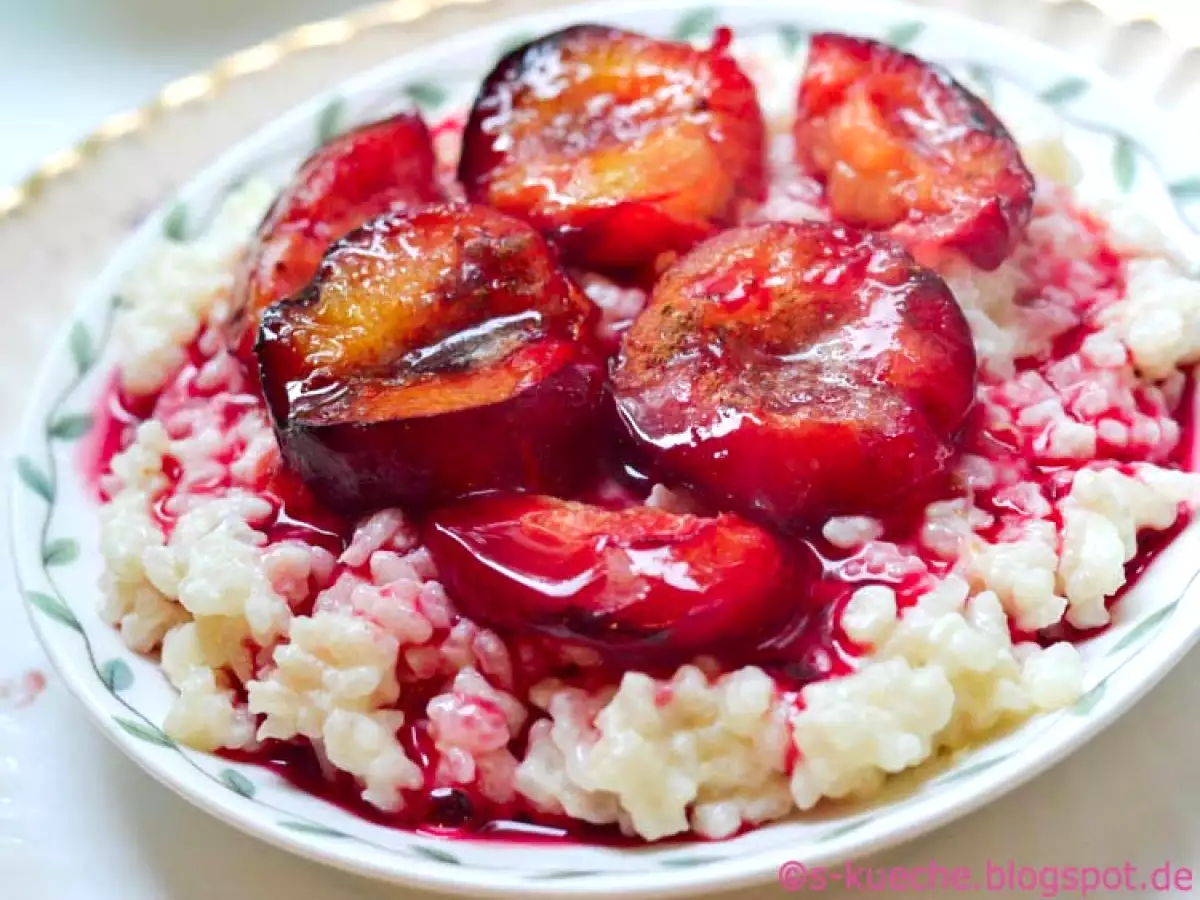 Ofengeröstete Pflaumen